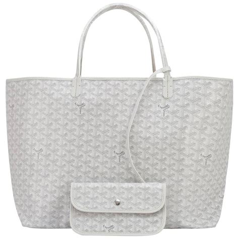 goyard tote white